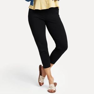 Betabrand GRAY Crop Dress Pant Yoga Pants - medium